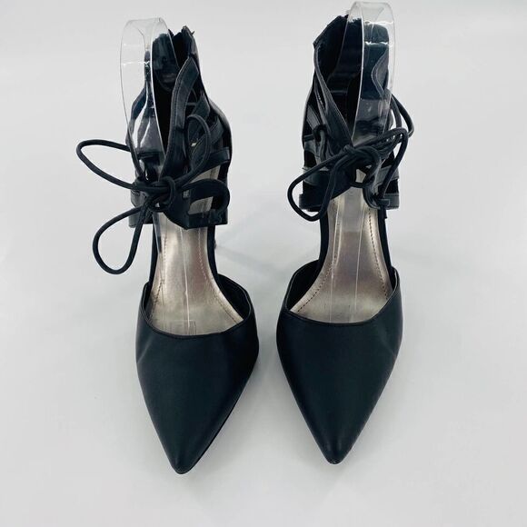 BCBGeneration Delphina Lace Up Heel In Black Size 8.5 - Picture 6 of 12